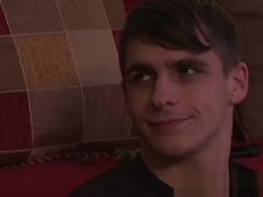 Young dude seduces a hunk and receives hardcore ass bang