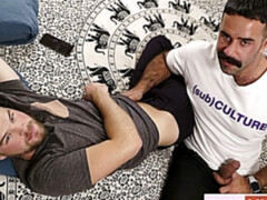 Hairy hotties Teddy Torres and Brent North fuck one another