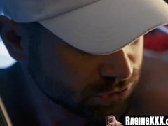 RagingXXX.com - Celebratory bumfuck boinking with steaming jocks Markus Kage and Bf Butler