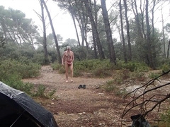 pliers and stretcher scrotum in the rain