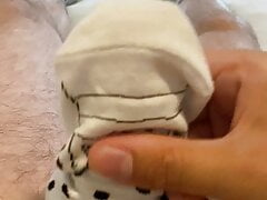 White Snoopy ankle socks (SNY070)