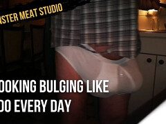 Cooking bulging like I do every day