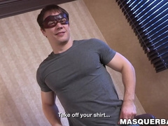 Hunky Ricky works on his thick dick as he flaunts his delicious body