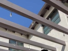 Fur Covered bunghole and stinkin' soles outside in sun for you to nuzzle and idolize