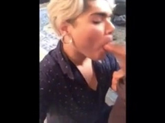 Latino Bitch Swallows Huge Load Hung White Thug 4