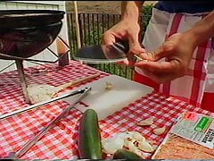 Young gays love to cook and love to make hot sex outdoors