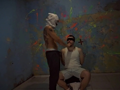 Bandits raided my palace, ball-gagged me and drained my inked caboose (ACCOMPLISH ON CRIMSON)