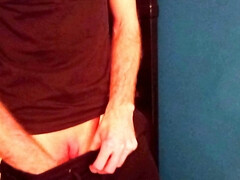 Handjob next to the old radio