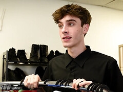 Riding and getting fucked from behind by a dominant DILF