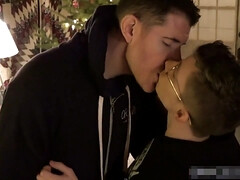 Male pulls jeans up and gets analyzed by his classmate