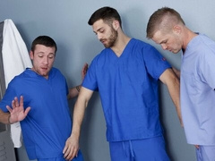 Doctor on doctor anal with Tommy Defendi, Trevor Knight, Liam Magnuson
