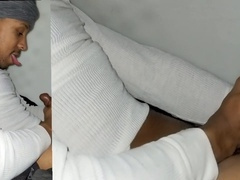 Stroking huge cock, gay bbc, jack off