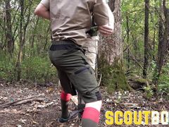ScoutBoys Hung Scoutleader barebacks cute smooth twink Ian Levine