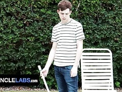 SayUncle - Spoiled Boy Dakota Lovell Gets Spanked And Drilled By Muscular StepGrandpa Matthew Figata