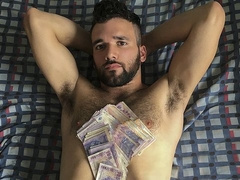 Straight guy enjoys bareback anal for money