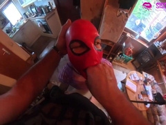 Ball spreading and pumping, sucking and going knuckle deep instructing of Sissy - part two