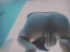 Unshaved strokes thru the pooper