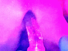 Riding a big dick my daddy bought me for my bday