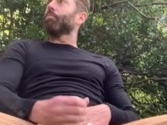 Daddy’s massive uncircumcised fuckpole on an outdoor day-tour