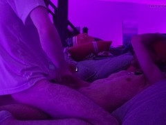 Young and mature guys swap massive cum loads