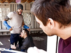 Kinky gay sex video featuring Cliff Jensen and John Henry