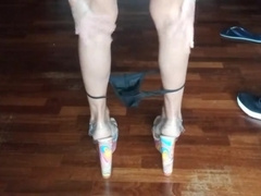 High high-heeled slippers joy