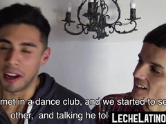 LecheLatinos.com - Hetero Latino takes a large man meat and cash for a wild moist ravage