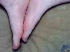 Messing with my camera by displaying off my forearms and soles