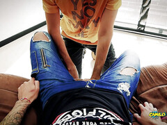 Cum drinking, sloppy deepthroat, deep-throat