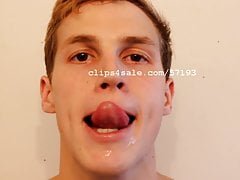 Tongue Fetish - Aaron Tongue Part10 Video2