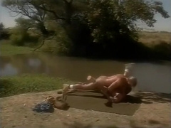 Step dad and Lad Fuck by the Pond