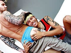 Fine interracial with Damien Michaels and Jay Fine