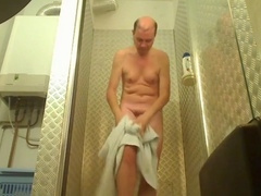 Hot and steamy shower time for some Gay JOI fun