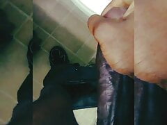 Jerking Off In a Public Restroom