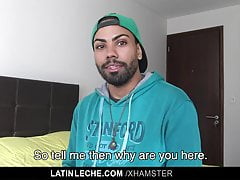 Athletic Black Latino Gives A Hot Blowjob For Cash
