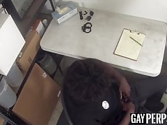 Cute twink fucked by a police officer after getting caught