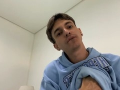 Gay blonde, blond, latino