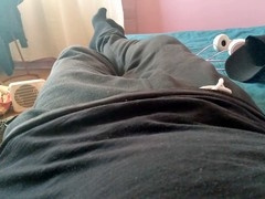 Macho guy lovingly works that massive dick