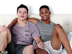 Gay teens Josh Farve and Ian Borne indulge in insane gay lovin'