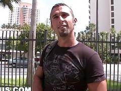 Latino fucker is so turned on he'll even fuck a gay guy