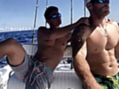 2 hot fellows On A Boat