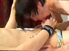 Barely legitimate muscle boy gets fucked in the ass gay hard-core jerk Styles &