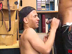 inhale My big black cock And You'll Get Out- Cop And Thief