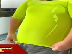 Big Fat Green Tennis Ball Scene