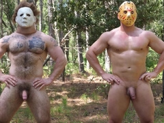 The Stud Website HALLOWEEN Off The Hook W/ Macho BODYBUILDER Michael Myers (fap five)