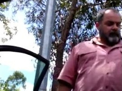 Str8 babby bear jerkin off in the park 3