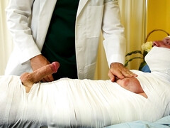 Anal on the hospital bed between Tristan Jaxx and Brian Bonds