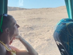 Oral job, big cock, outside