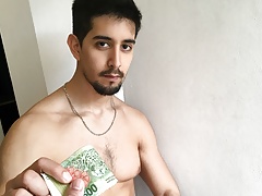 Hot Amateur Stud Latino Boy Paid Cash To Fuck Stranger