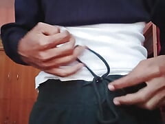 Brown boy huge cumshot